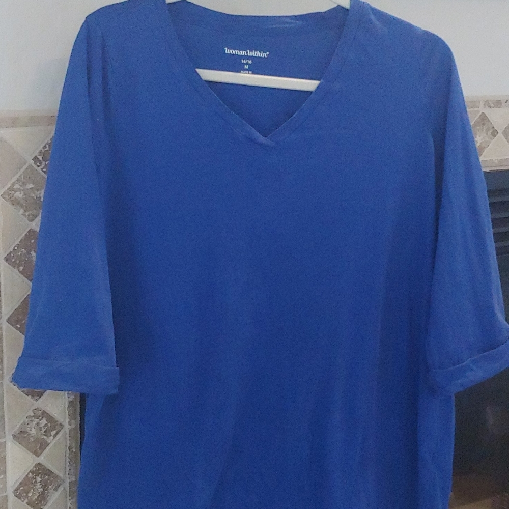 Woman within tee